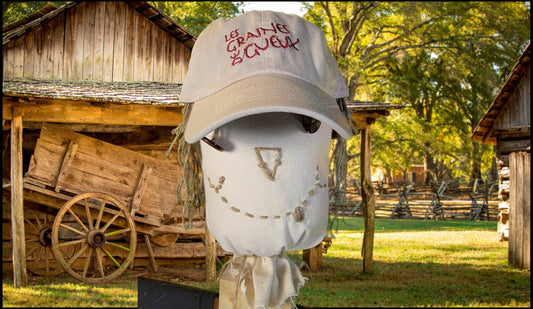 Casquette Les Graines de Gueux crème et bourgogne